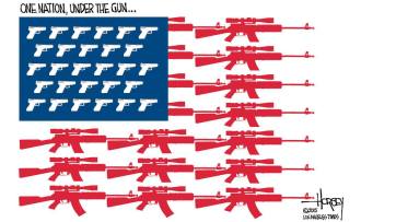 America - One nation, under the gun